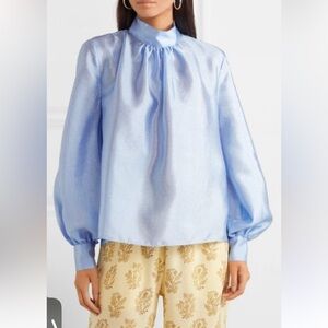 Stine Goya hammered satin blouse